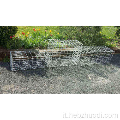 mesh di filo gabion saldato zincato